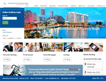 Tablet Screenshot of ifbbank.com